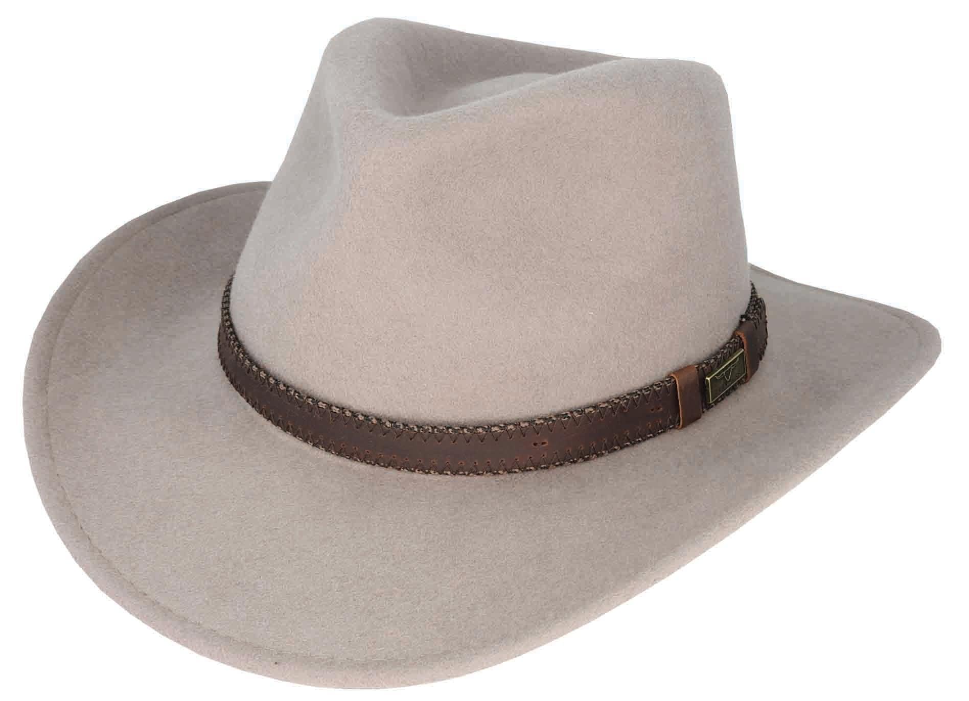 Flinders Felt Outback Hat Buck Flinders Wool Felt Outback Hat
