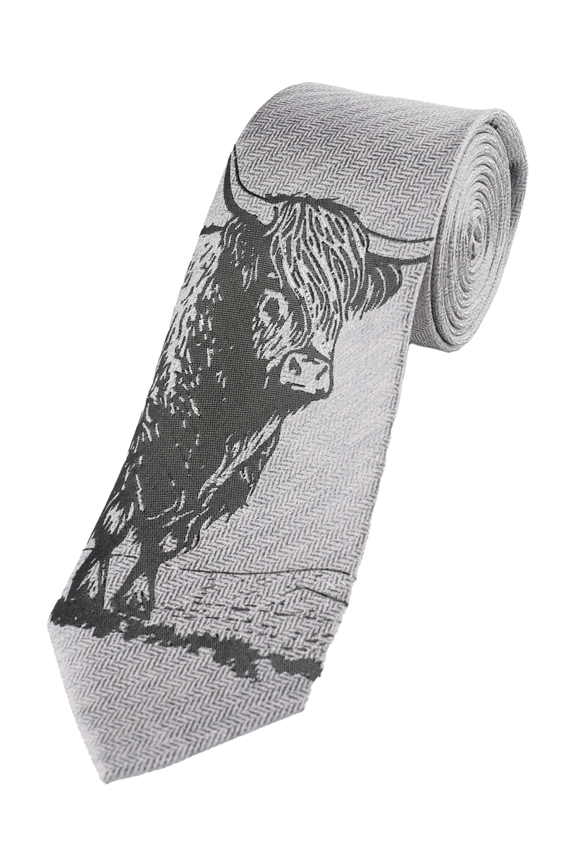 Silk Tie- Horse/Bull