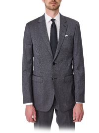 Tasmanian Wool Suit Jacket-Herringbone
