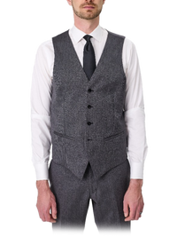 Saul Waist Coat-Herringbone
