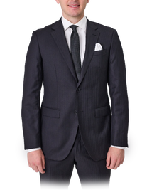 Tasmanian Wool Suit Jacket-Herringbone