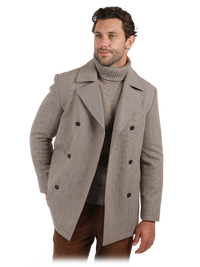 JHJ131-Padded DB Peacoat Mini