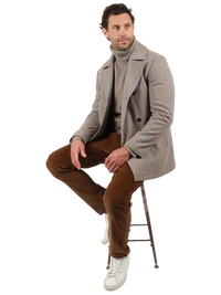 JHJ131-Padded DB Peacoat Mini