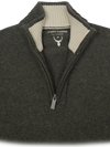 JHK61 1/4 Zip Olive Marle CottonBlend