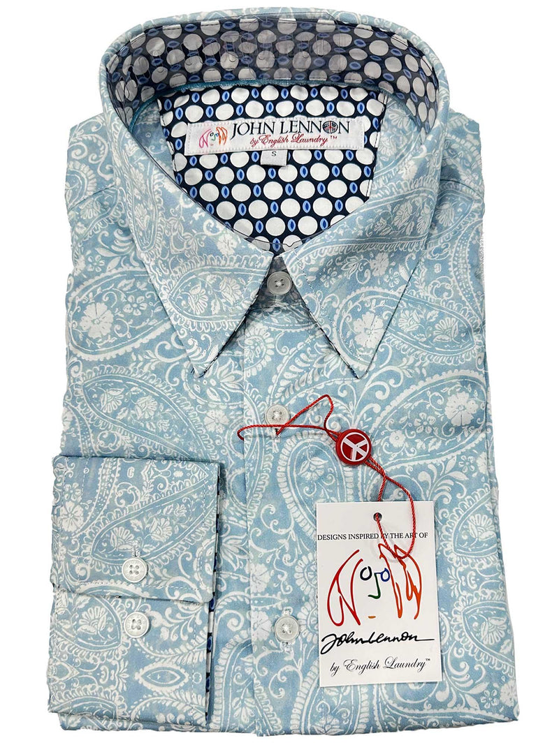 Buy JLW8205 L Bridlington  https://harrysformenswear.com.au/products/jlw8205-l-bridlington  Slim Fit by John Lennon All Cotton Long Sleeve with a touch of classic detailing that reflects the fashion and sense of John Lennon's uniqueness. Creating harmony and peace with nature, this shirt does in spades. John Lennon for English Laundry….The Sleeping Giant. This is the twelth season Australian retailers have …
