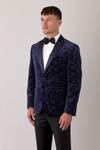Juwan Navy Paisley  Dinner Jacket