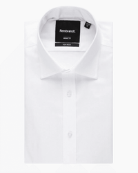York White Herringbone Non -Iron Shirt