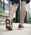 Crossover Lace Toe Sneaker-Cognac - Harrys for Menswear