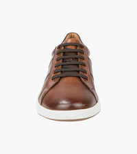 Crossover Lace Toe Sneaker-Cognac - Harrys for Menswear
