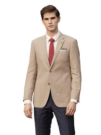 JL4 Asher-Sports Coat-Stone - Harrys for Menswear