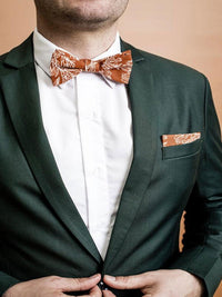 Kangaroo Paw Burnt Bow Tie - Harrys for Menswear