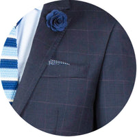 FW7-Navy Abram Suit Jacket - Harrys for Menswear