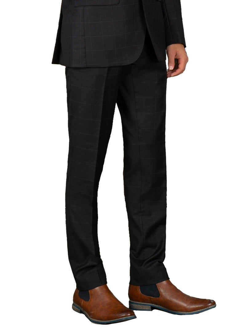 FW9- Blk Jesse Trouser - Harrys for Menswear