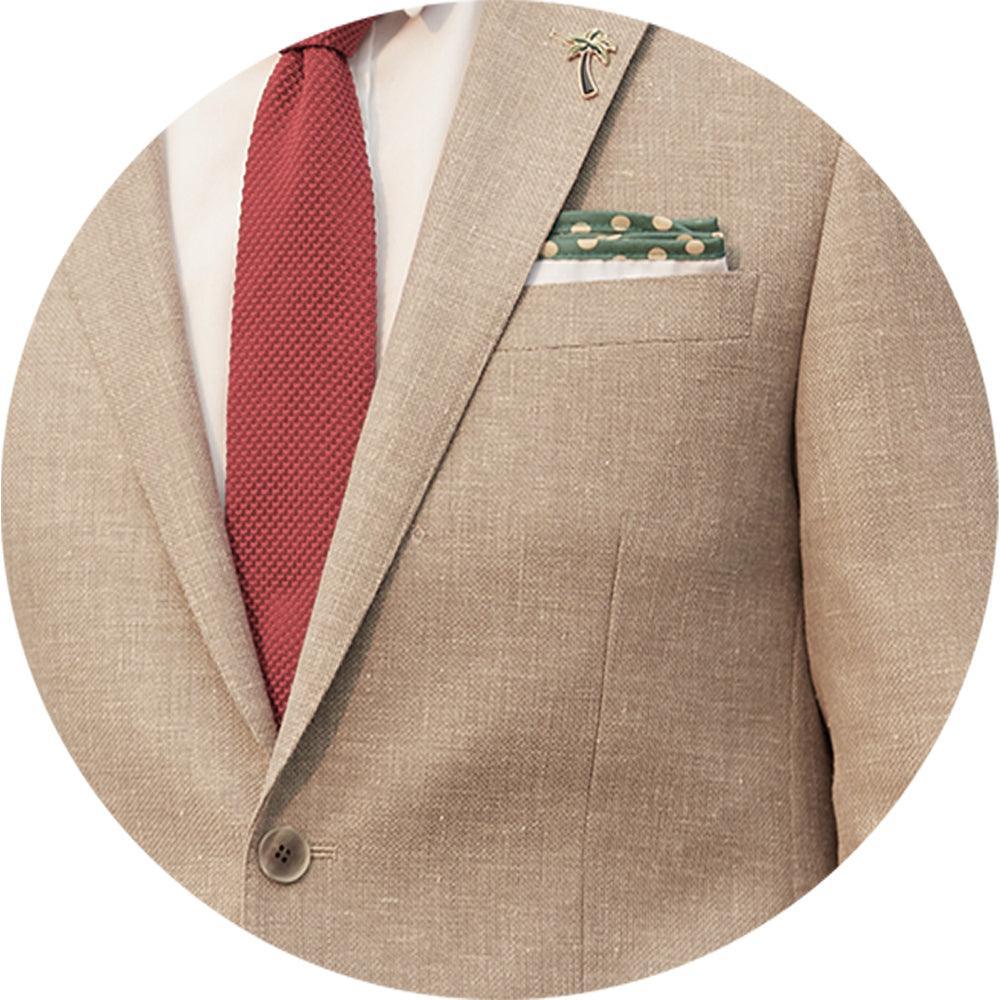 JL4 Asher-Sports Coat-Stone - Harrys for Menswear