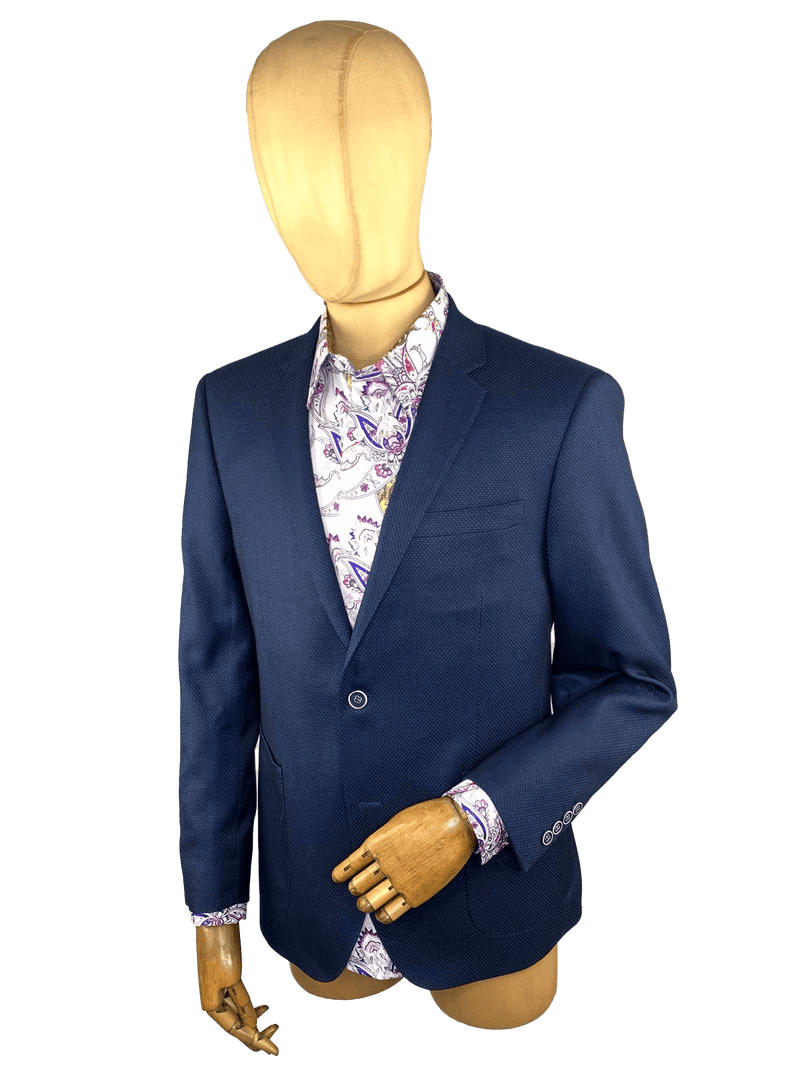 JT6-Navy Agar Sports Coat - Harrys for Menswear