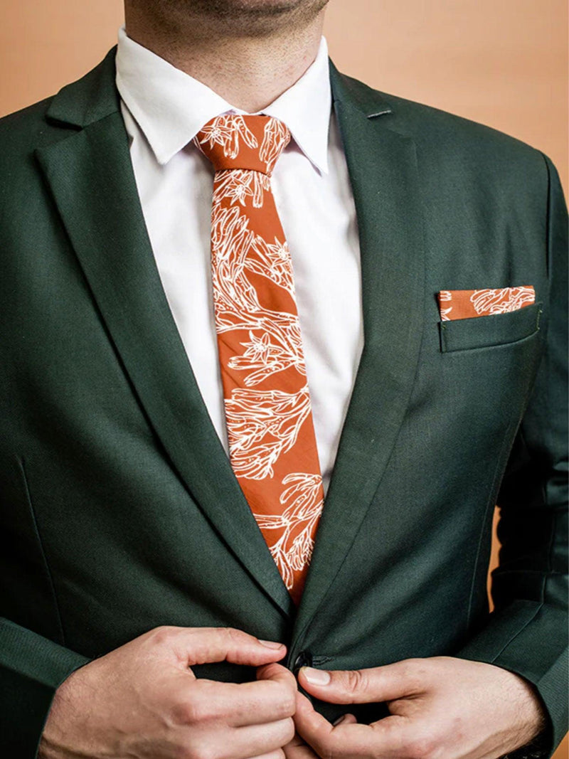 Kangaroo Paw Burnt Tie - Harrys for Menswear