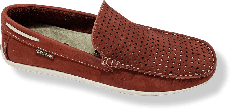 Ferracini Harley Casual Loafers-Red - Harrys for Menswear