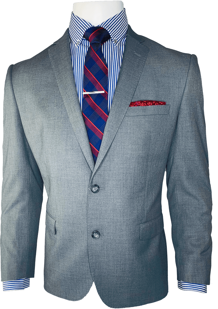 SSB3-Grey David Jacket - Harrys for Menswear