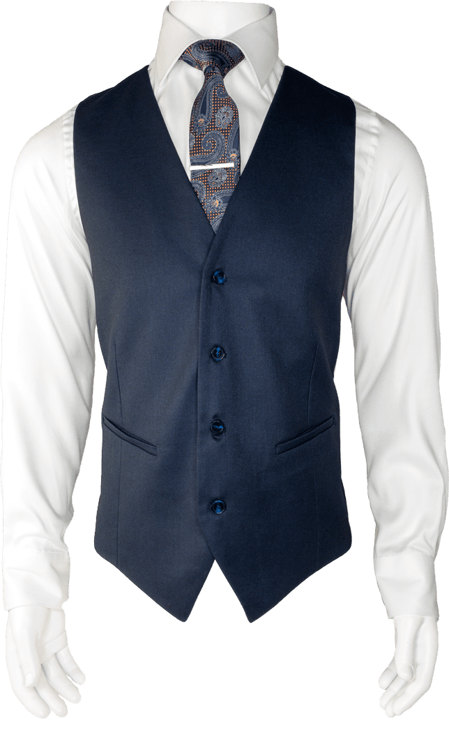 T7-Navy Waistcoat - Harrys for Menswear