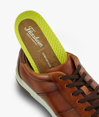 Crossover Lace Toe Sneaker-Cognac - Harrys for Menswear